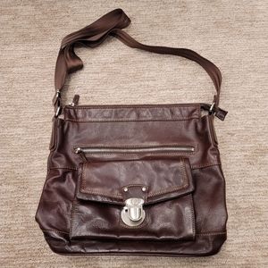 Danier Messenger Leather Bag